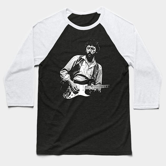 Clapton Retro Baseball T-Shirt by tykler